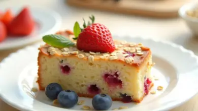 koláč z ovesných vloček a jogurtu recept – Jak upéct chutný koláč z ovesných vloček a jogurtu