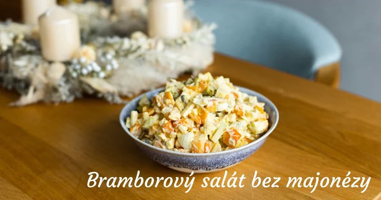 Příprava bramborového salátu bez majonézy