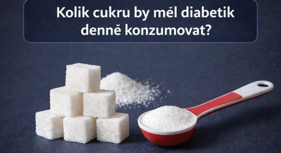Cukrové kostky a lžíce cukru na tmavém pozadí