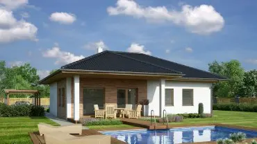 Modern rodinný dům s bazénem a zahradou