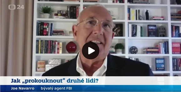 Bývalý agent FBI Joe Navarro přednáší o čtení tělesných signálů