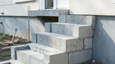 Jak postavit venkovní betonové schody ze ztraceného bednění - ilustrační foto