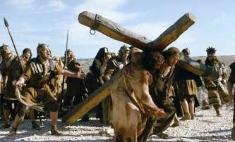 Jesus carrying cross