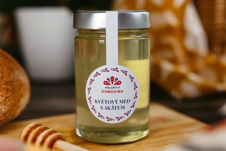 Acacia honey jar