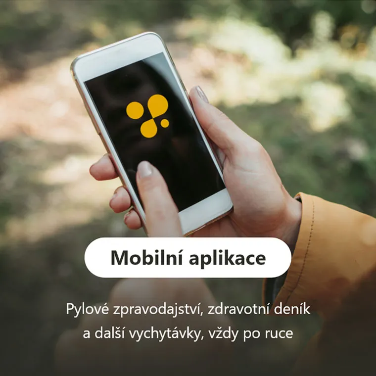 Mobilní aplikace pro sledování pylového zpravodajství.