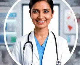 Female doctor in clinic