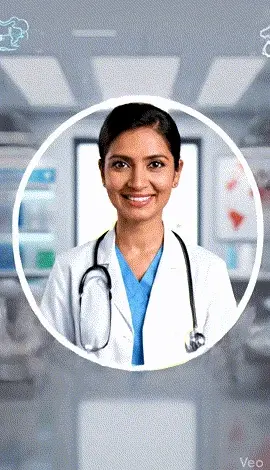 Female doctor in clinic